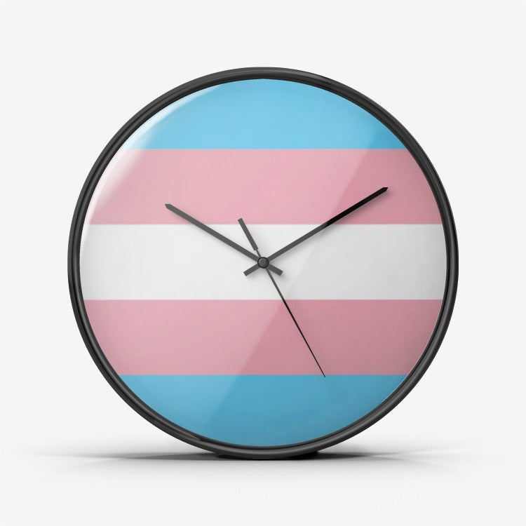 Transgender Pride - Wall Clock Silent Non Ticking Quality Quartz