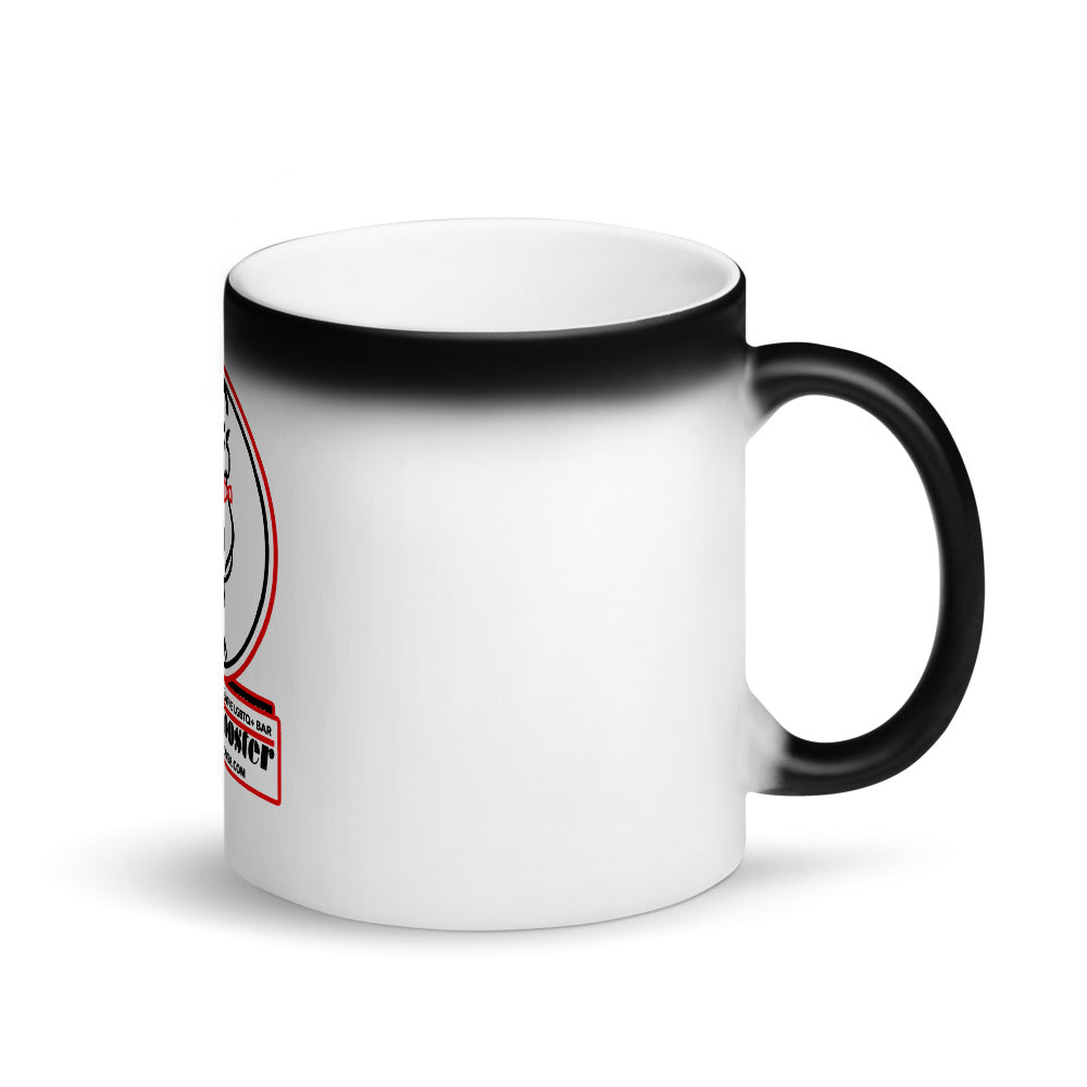 Matte Black Magic Mug White Logo