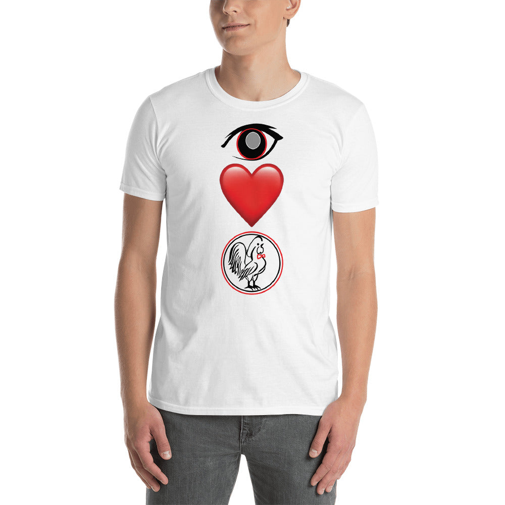 Short-Sleeve Unisex T-Shirt Eye Love