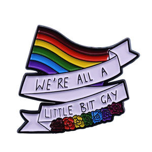 Harry Styles inspired badge LGBTQ gay pride flair addition